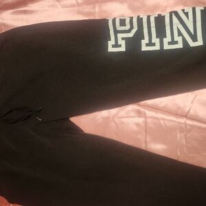 Victoria's Secret PINK Black Sweatpants